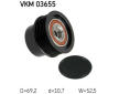 Voľnobeżka alternátora SKF VKM 03655