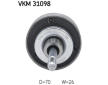 Vratná/vodicí kladka, klínový žebrový řemen SKF VKM 31098
