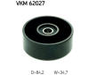 Napinák rebrovaného klinového remeňa SKF VKM 62027
