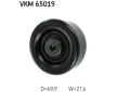 Vratná/vodiaca kladka rebrovaného klinového remeňa SKF VKM 65019