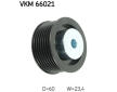 Vratná/vodicí kladka, klínový žebrový řemen SKF VKM 66021