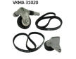 Ozubený klinový remeň - Sada SKF VKMA 31020