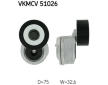 Napínák, žebrovaný klínový řemen SKF VKMCV 51026