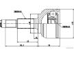 Sada kloubů, hnací hřídel HERTH+BUSS JAKOPARTS J2821050