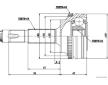 Sada kloubů, hnací hřídel HERTH+BUSS JAKOPARTS J2822142