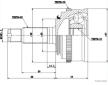 Sada kloubů, hnací hřídel HERTH+BUSS JAKOPARTS J2824137