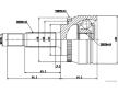 Sada kloubů, hnací hřídel HERTH+BUSS JAKOPARTS J2825128