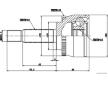 Sada kloubů, hnací hřídel HERTH+BUSS JAKOPARTS J2825135