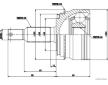 Sada kloubů, hnací hřídel HERTH+BUSS JAKOPARTS J2825137