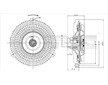 Spojka, větrák chladiče TYC 802-0061