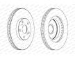 Brzdový kotouč FERODO DDF1646