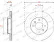 Brzdový kotouč FERODO DDF2660C
