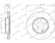 Brzdový kotouč FERODO DDF2760C