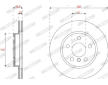 Brzdový kotouč FERODO DDF2769C