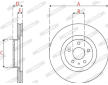 Brzdový kotouč FERODO DDF2789C