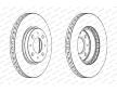 Brzdový kotouč FERODO DDF604