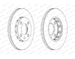 Brzdový kotouč FERODO DDF812C