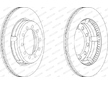 Brzdový kotouč FERODO FCR109A