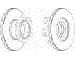Brzdový kotouč FERODO FCR209A