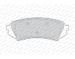 Sada brzdových destiček, kotoučová brzda FERODO FDB1457