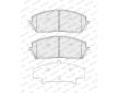 Sada brzdových destiček, kotoučová brzda FERODO FDB5631