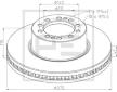 Brzdový kotouč PE Automotive 256.053-00A