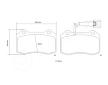 Vysoce vykonna-souprava brzdoveho oblozeni BREMBO 07.B314.03