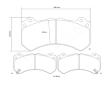 Vysoce vykonna-souprava brzdoveho oblozeni BREMBO 07.B314.72