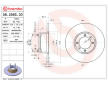 Brzdový kotouč BREMBO 08.2565.30