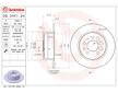 Brzdový kotúč BREMBO 08.3441.24