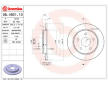 Brzdový kotouč BREMBO 08.4931.10