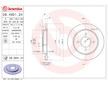 Brzdový kotouč BREMBO 08.4931.24