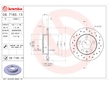 Brzdový kotouč BREMBO 08.7165.1X