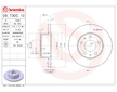 Brzdový kotouč BREMBO 08.7300.10