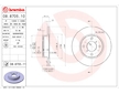 Brzdový kotouč BREMBO 08.8705.11