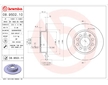 Brzdový kotouč BREMBO 08.9502.11