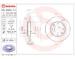 Brzdový kotúč BREMBO 08.9606.11