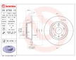 Brzdový kotouč BREMBO 08.9769.10