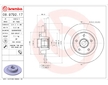 Brzdový kotouč BREMBO 08.9792.17