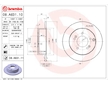 Brzdový kotouč BREMBO 08.A631.10