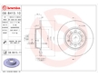 Brzdový kotouč BREMBO 08.B413.11