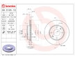 Brzdový kotouč BREMBO 09.3125.10