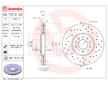 Brzdový kotouč BREMBO 09.7010.2X