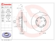 Brzdový kotouč BREMBO 09.7117.10