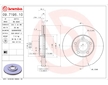 Brzdový kotouč BREMBO 09.7195.10