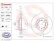 Brzdový kotouč BREMBO 09.7261.10