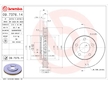 Brzdový kotouč BREMBO 09.7376.11