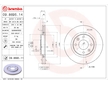 Brzdový kotouč BREMBO 09.8695.11