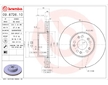 Brzdový kotouč BREMBO 09.8726.10