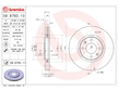 Brzdový kotouč BREMBO 09.8760.11